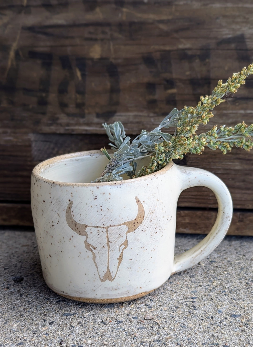 Bison Skull Mug 10oz